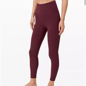 lulu align pant 25”